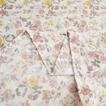 Flower Brushed Fabric Bedding