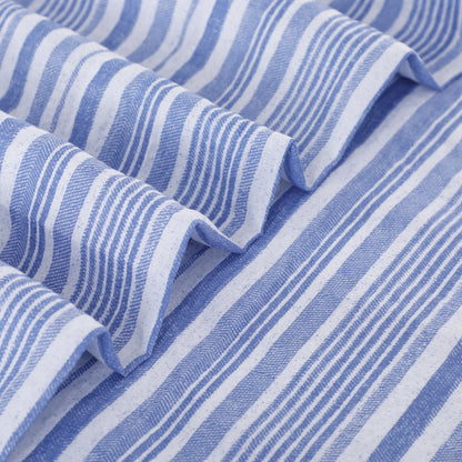 Wholesale Imitation Cotton Stripes Bed Sheet Set