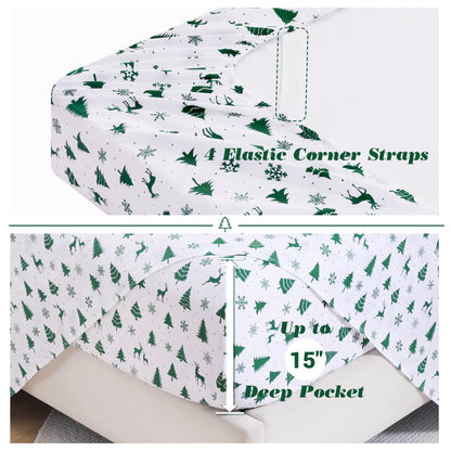 Wholesale Christmas Cotton Bedding Sheet Sets