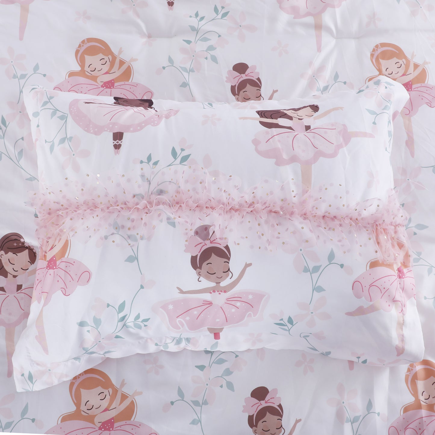Wholesale Ballet Girl Print Comforter Sets