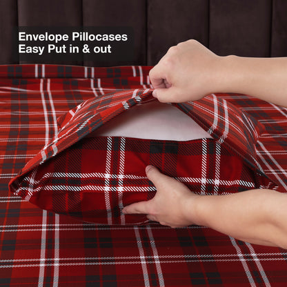 Vintage Plaid 4-PC Bedding Set