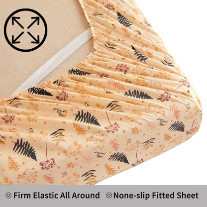 Wholesale Yellow 4Pc Bed Sheets Set