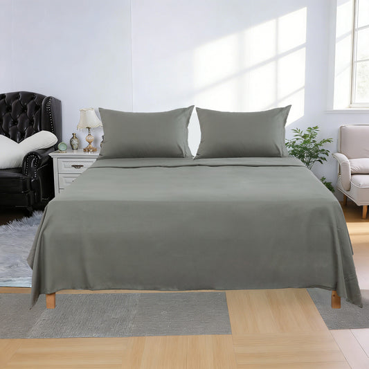 Wholesale Green Herringbone Pattern Bed Sheet Set