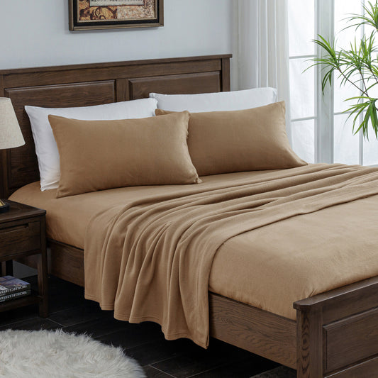 Wholesale4pc Double-faced Fleece Bedding Set