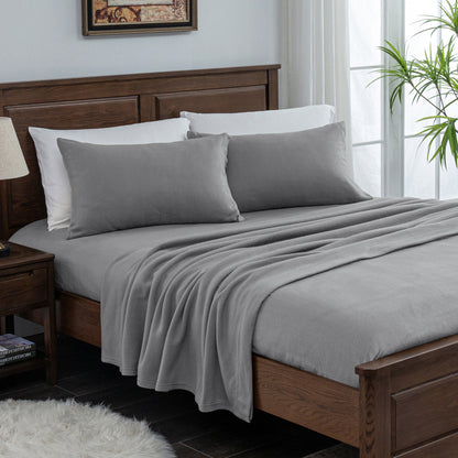 Wholesale4pc Double-faced Fleece Bedding Set