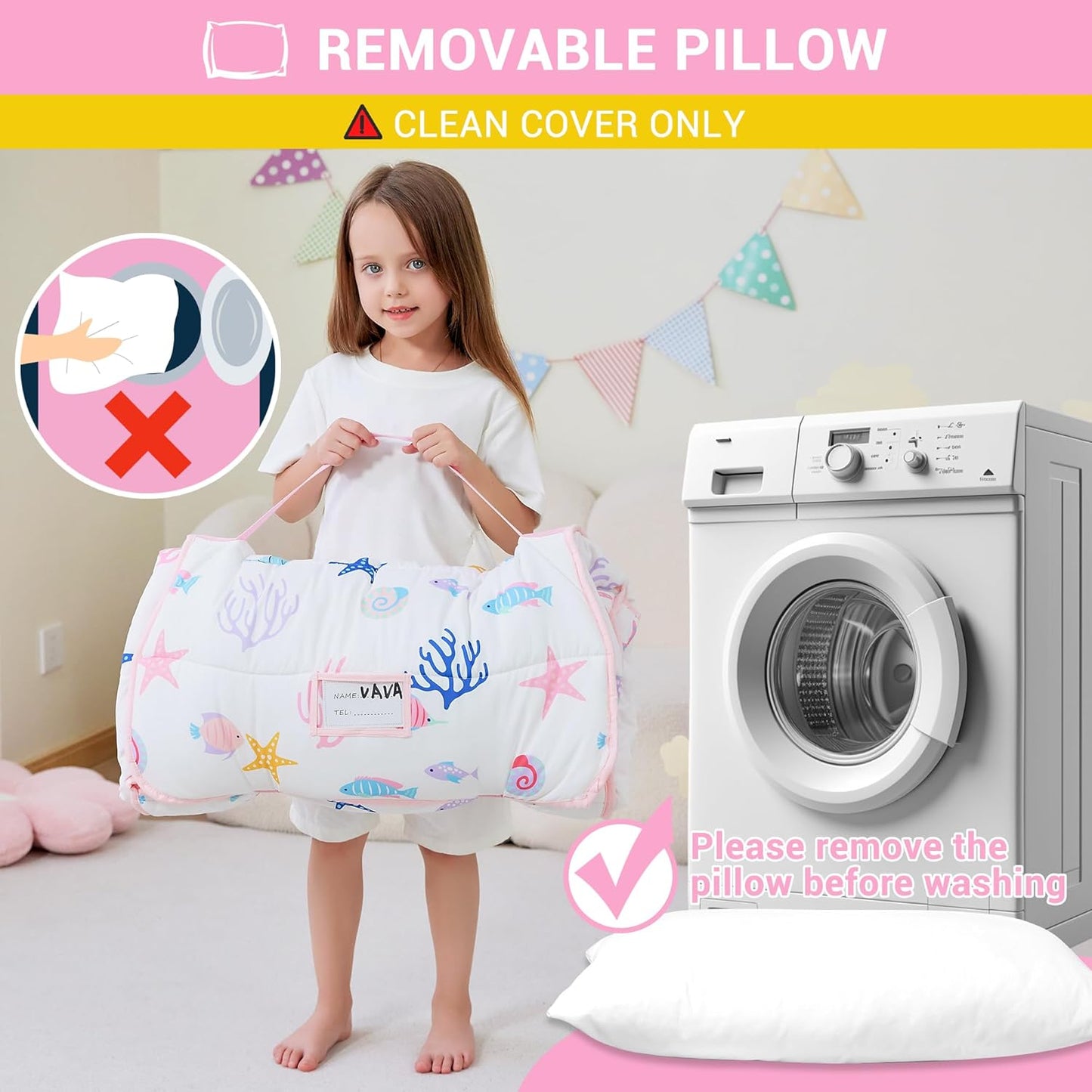 Wholesale Mermaid Printed Kid Nap Mat