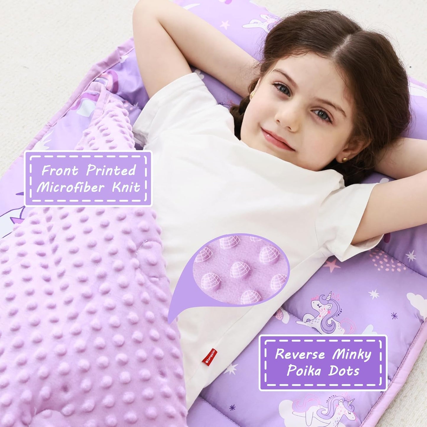 Custom Unicorn Printed Kid Nap Mat