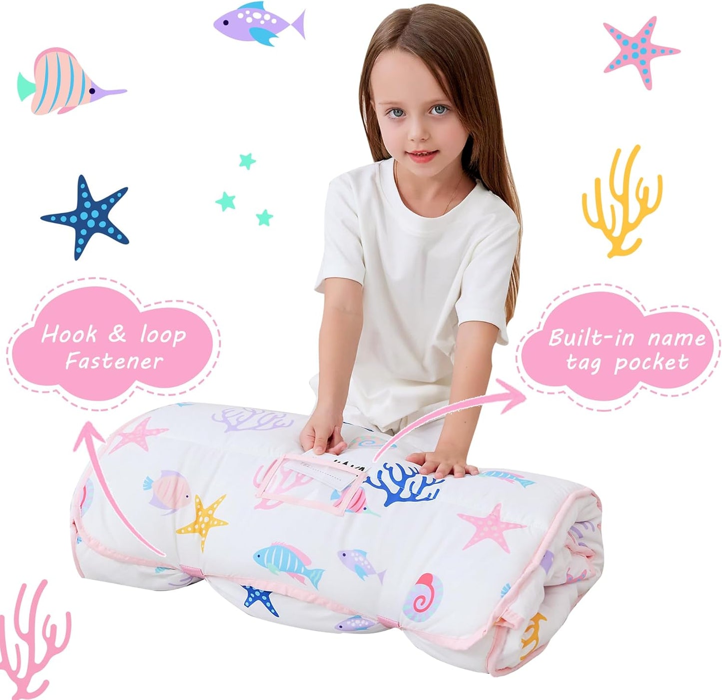Wholesale Mermaid Printed Kid Nap Mat