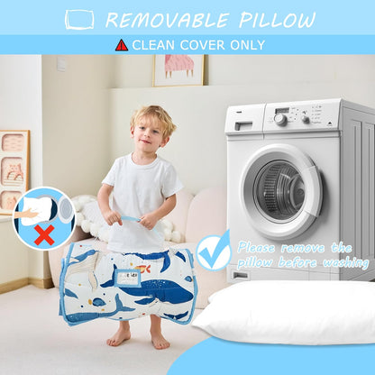 Wholesale Whale Printed Kid Nap Mat