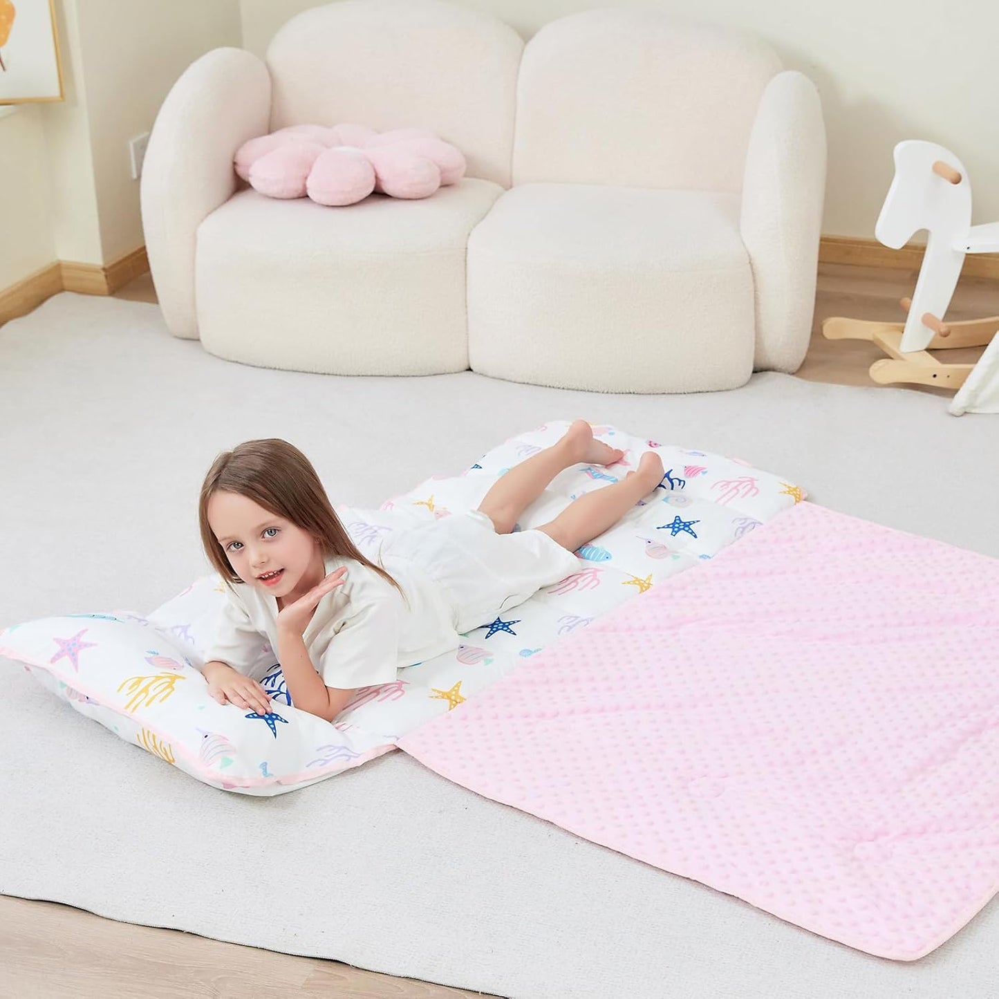 Wholesale Mermaid Printed Kid Nap Mat