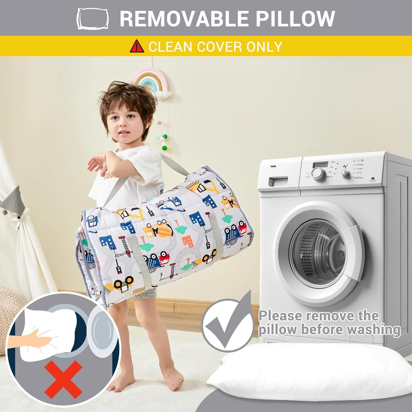 Wholesale Truck Printed Kid Nap Mat