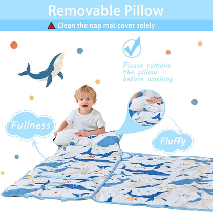 Wholesale Whale Printed Kid Nap Mat