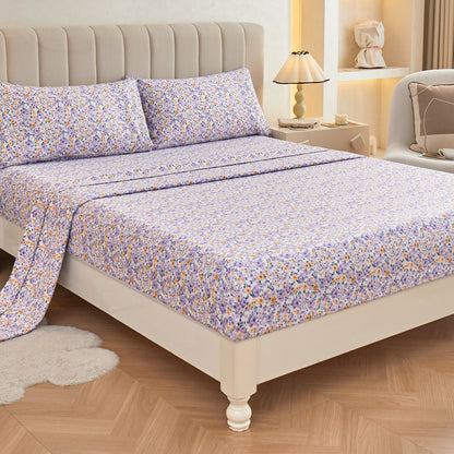 Wholesale Floral 4Pc Bed Sheets Set