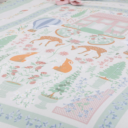 Wholesale Girl Pink Bow Print Comforter Sets