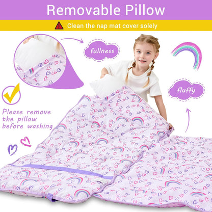 Bulk Rainbow Printed Kid Nap Mat