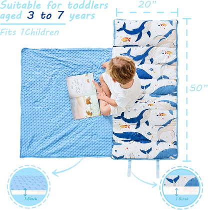 Wholesale Whale Printed Kid Nap Mat