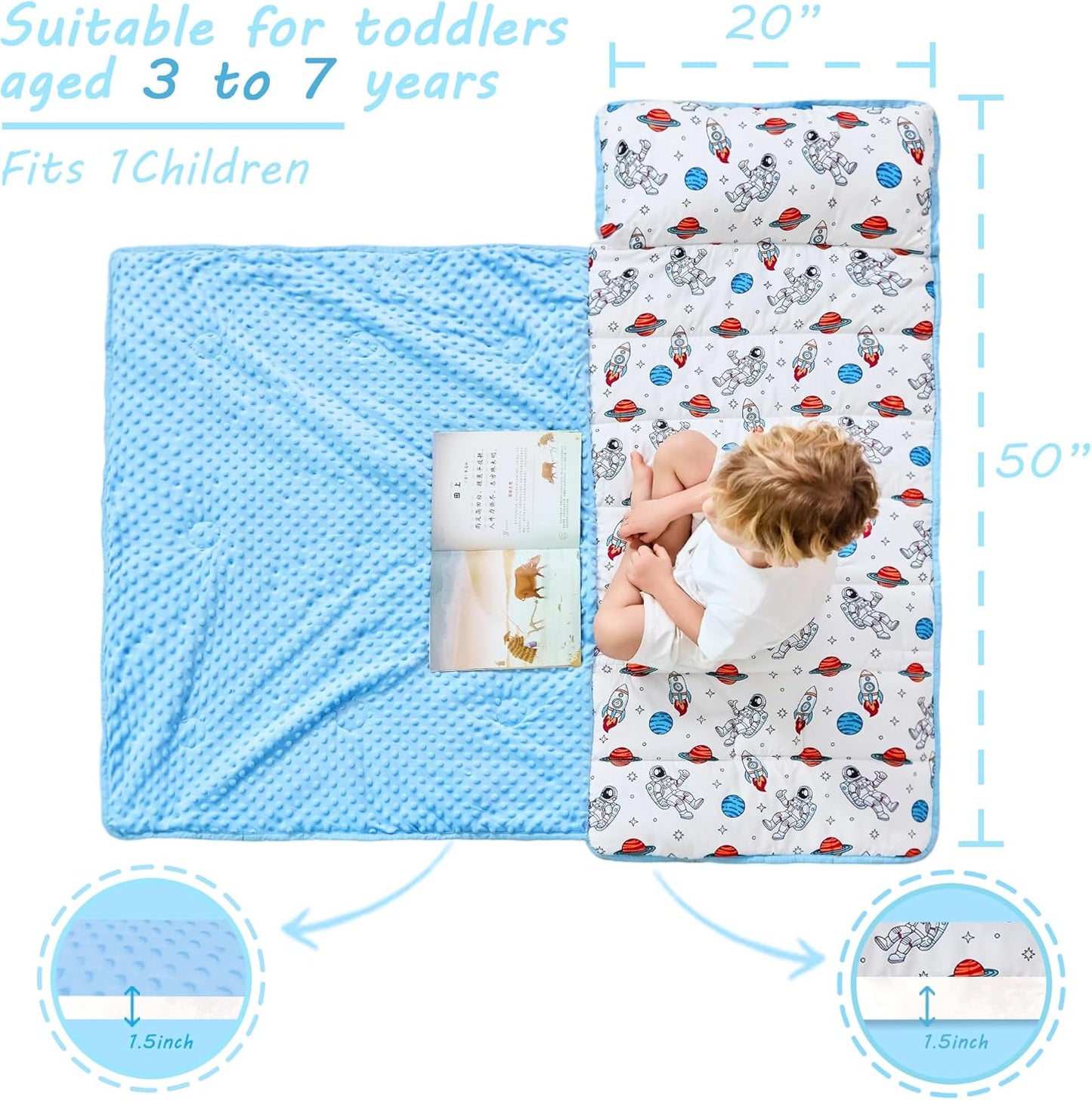 Space Printed Kid Nap Mat