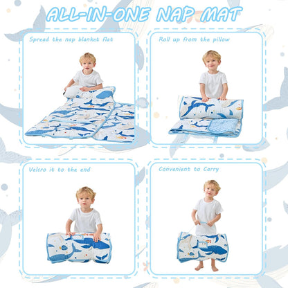 Wholesale Whale Printed Kid Nap Mat