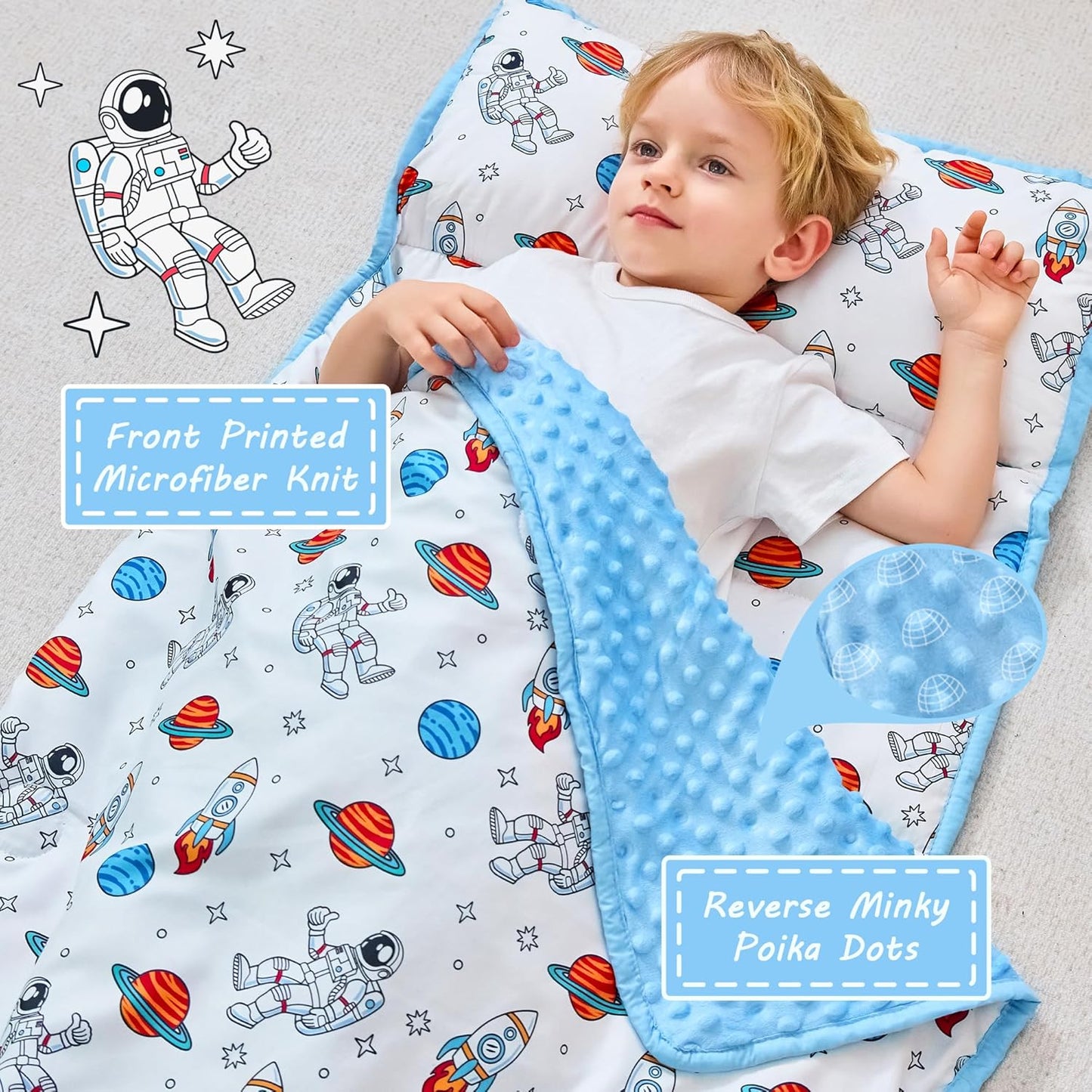 Space Printed Kid Nap Mat