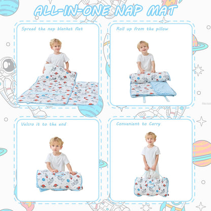 Space Printed Kid Nap Mat