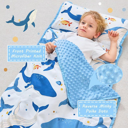 Wholesale Whale Printed Kid Nap Mat