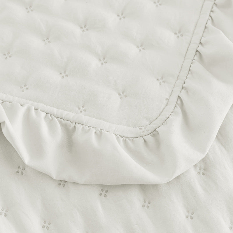 Wholesale Lotus Leaf Edge Quilted Sets