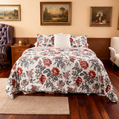 Floral Print Fabric Bag Comforter Sets
