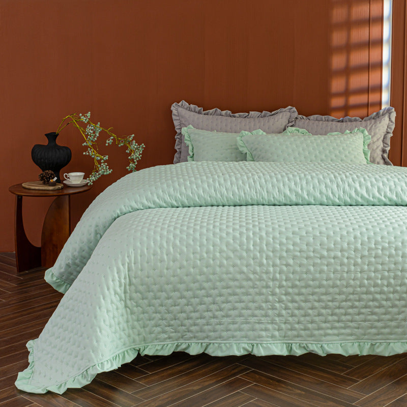 Wholesale Lotus Leaf Edge Quilted Sets