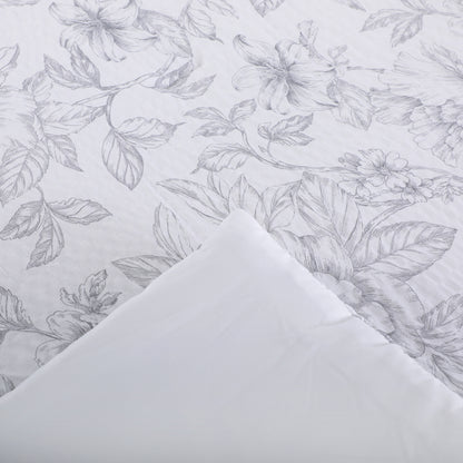 Sketch Floral 5 Piece Comforter Set