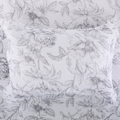 Sketch Floral 5 Piece Comforter Set