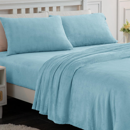 Wholesale Solid Flannel Bedding Set