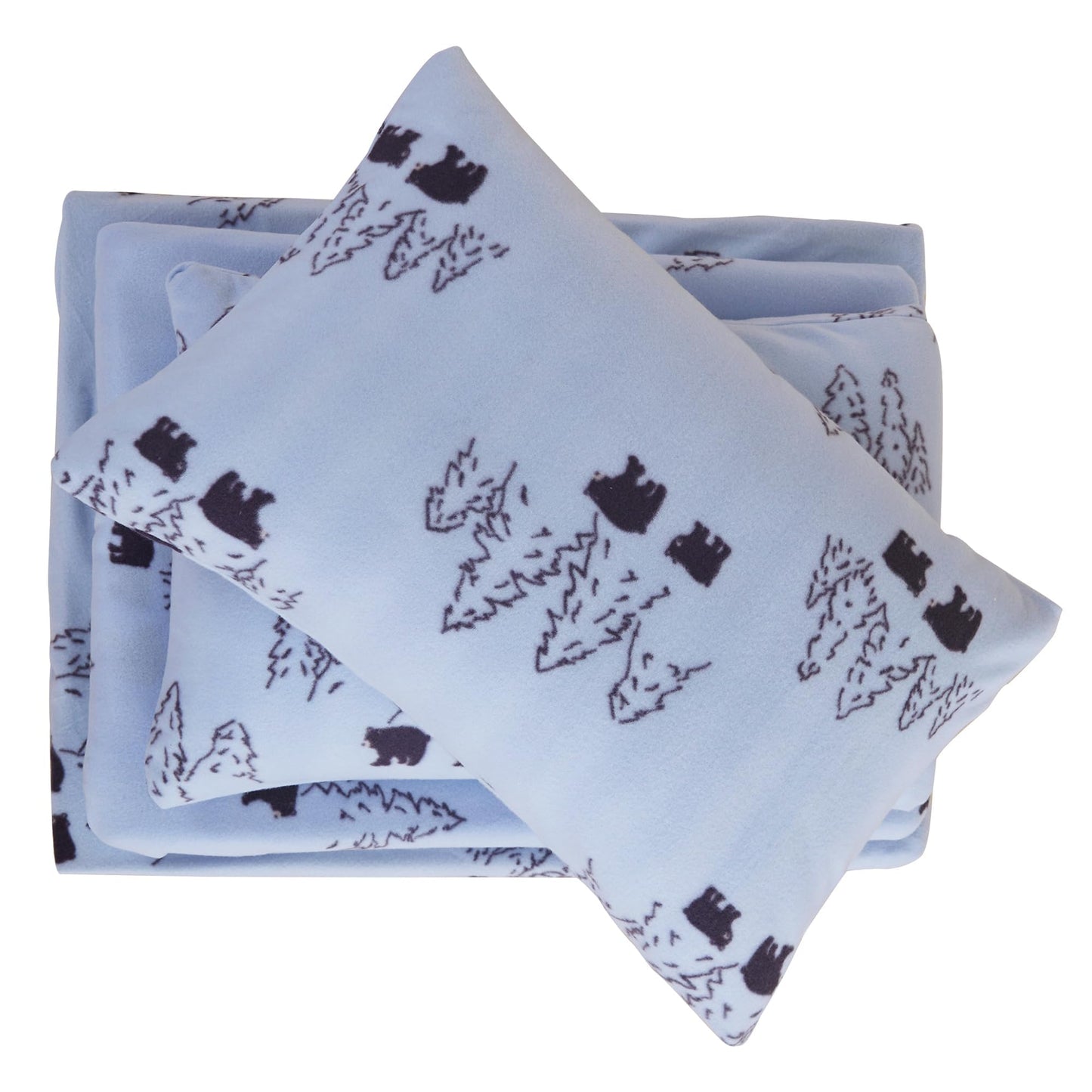 Wholesale 4pc Warm Double-faced Fleece Bedding Set