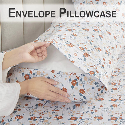 All-Season Double Brushed with 15“ Deep Pocket Bed Sheet Set