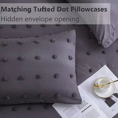 Breathable Plain Color Soft Fluffy Duvet Cover Sets