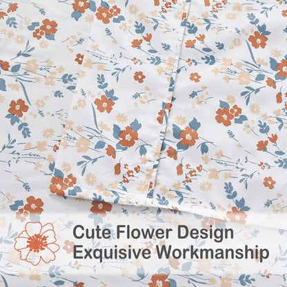 All-Season Double Brushed with 15“ Deep Pocket Bed Sheet Set