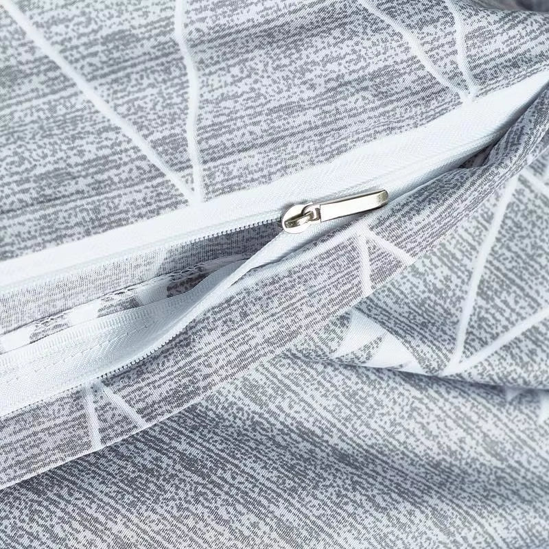 Modern Minimalist Three Piece Printed Polyester Comforter Sets