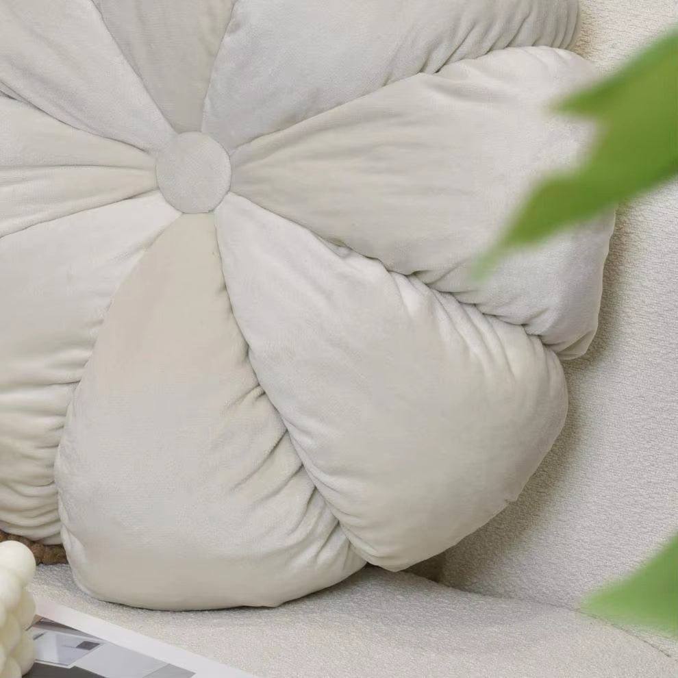 Soft Round Wind Flower Pillows
