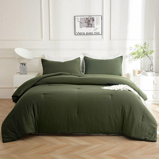 Three Piece Winter Quilt Comforter Sets