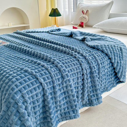 3D Diamond Design Flannel Blankets