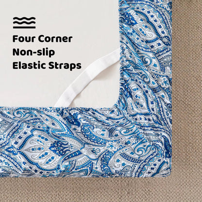 3 Piece Microfiber Floral Printed Sheets Set