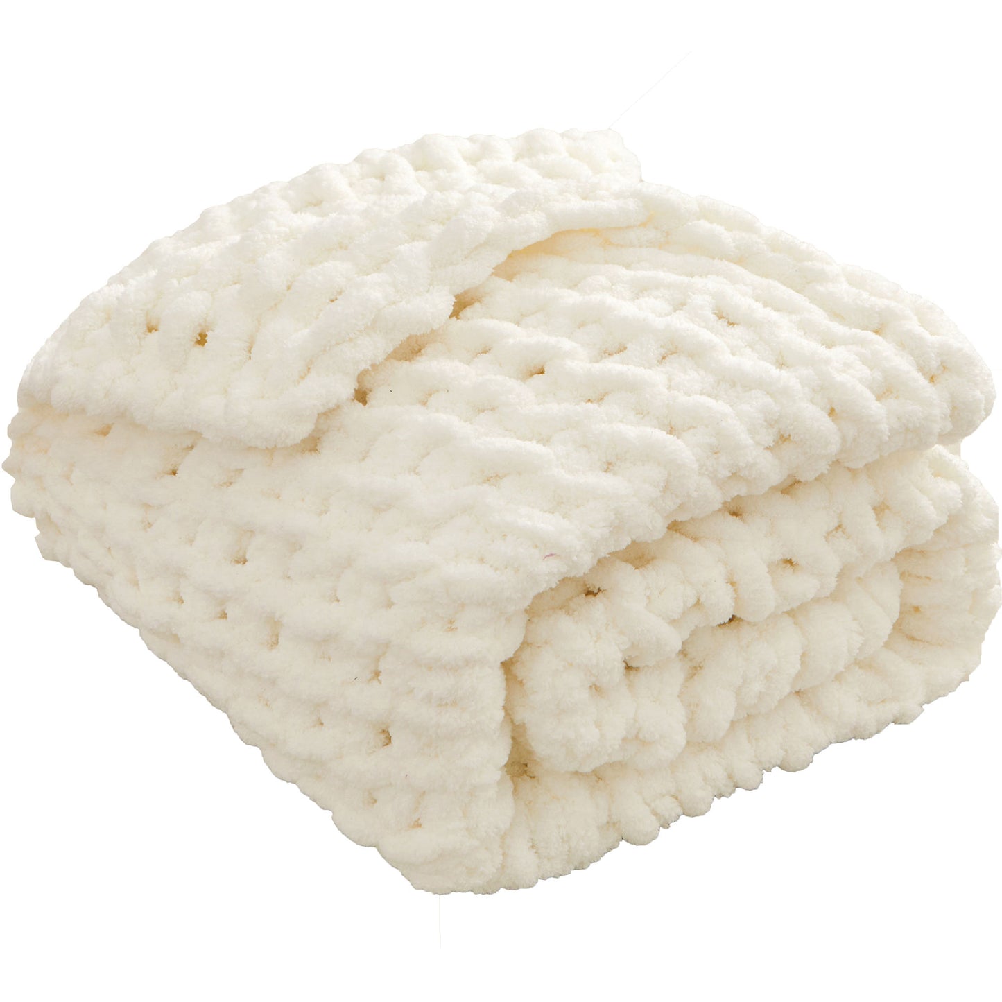 Chunky Knit Chenille Blankets