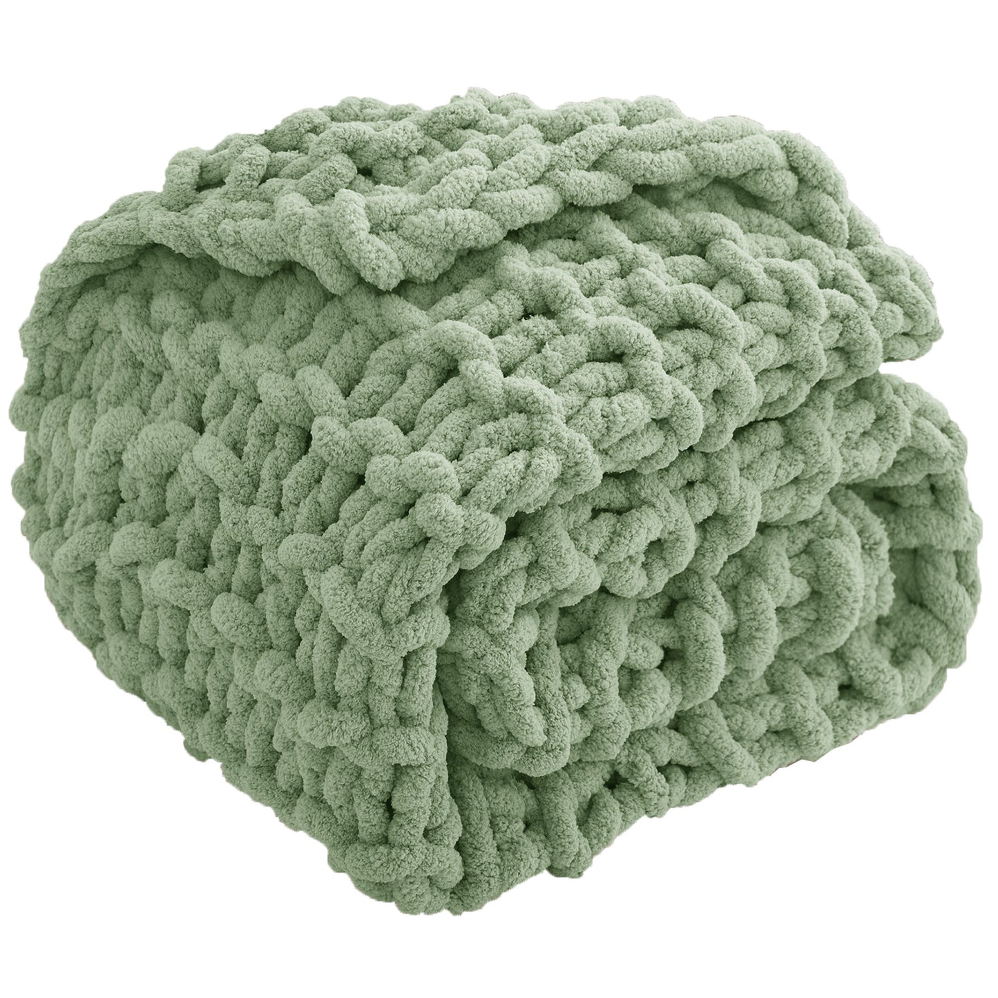Chunky Knit Chenille Blankets