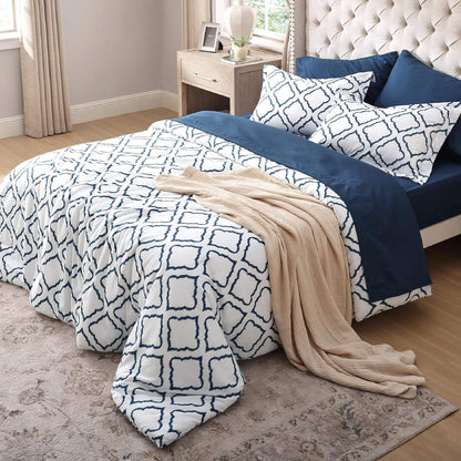 Wholesale Custom Block Printed Duvet Cover Sets