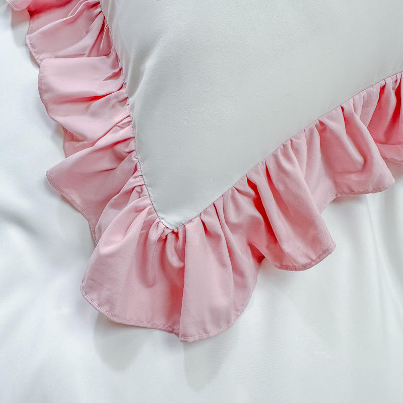 Splicing Ruffle Edge Duvet Cover Sets