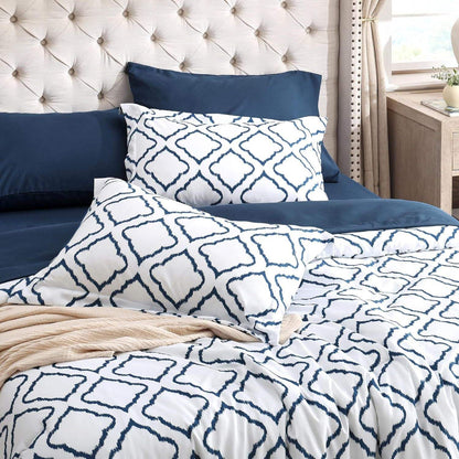 Wholesale Custom Block Printed Duvet Cover Sets
