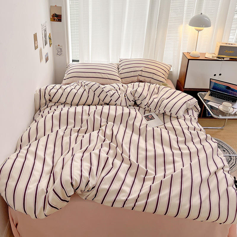 Wholesale Soft Striped Duvet Cover Sets