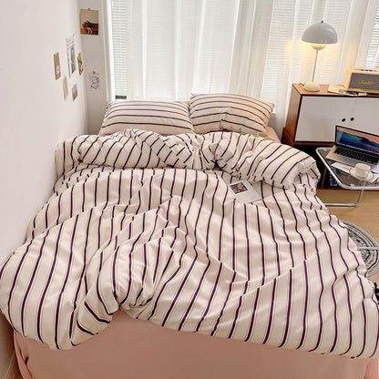 Wholesale Soft Striped Duvet Cover Sets