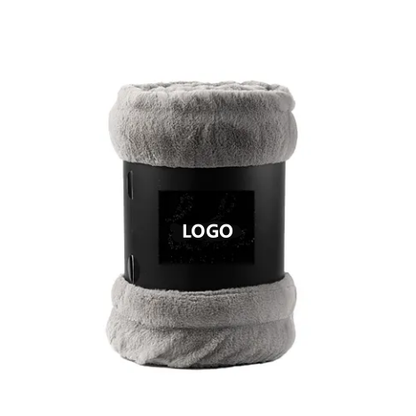 Plush Minky Rabbit Fur Throw