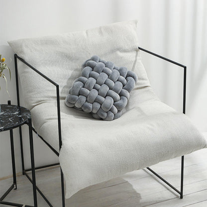 Solid Knot Design Square Decorative Pillows & Cushions