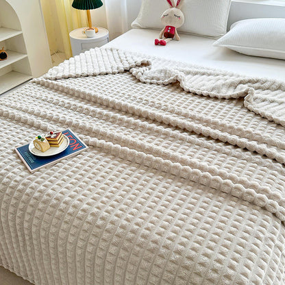 3D Diamond Design Flannel Blankets